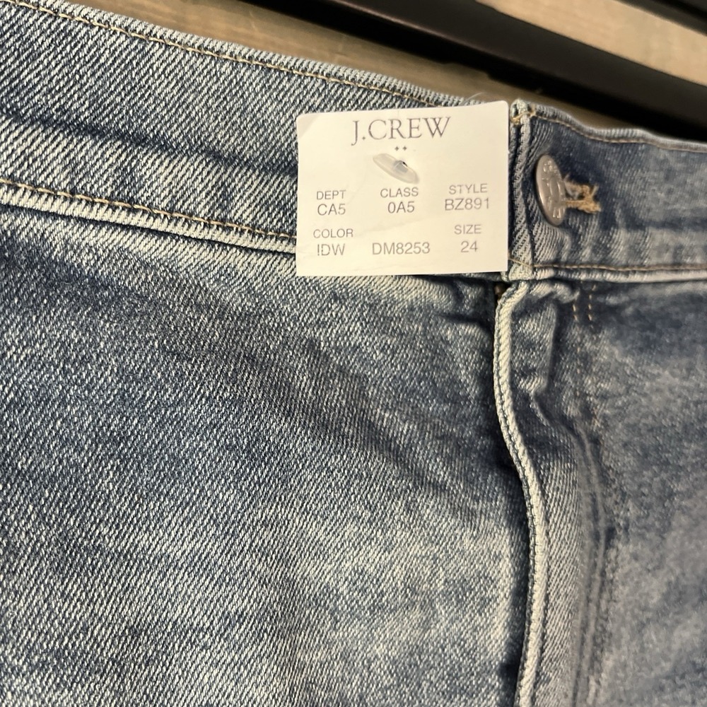 J Crew Denim Miniskirt Plus Size 24 NWT Stretch‎ Style #BZ89 - Picture 2 of 8